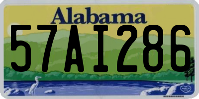 AL license plate 57AI286