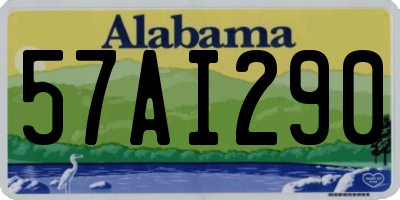 AL license plate 57AI290