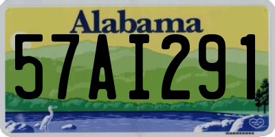 AL license plate 57AI291