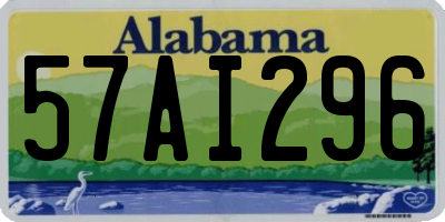 AL license plate 57AI296