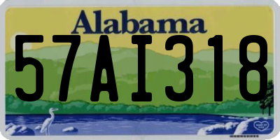 AL license plate 57AI318