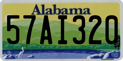 AL license plate 57AI320