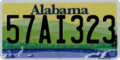 AL license plate 57AI323