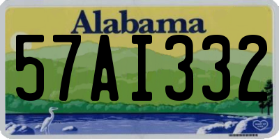 AL license plate 57AI332