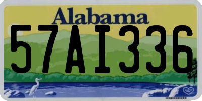 AL license plate 57AI336