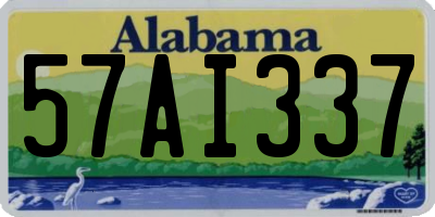 AL license plate 57AI337