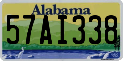 AL license plate 57AI338
