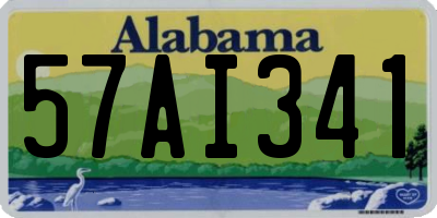 AL license plate 57AI341