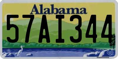 AL license plate 57AI344