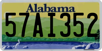 AL license plate 57AI352