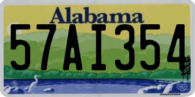 AL license plate 57AI354