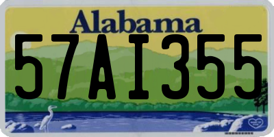 AL license plate 57AI355
