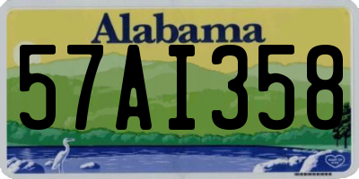 AL license plate 57AI358