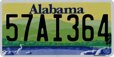 AL license plate 57AI364