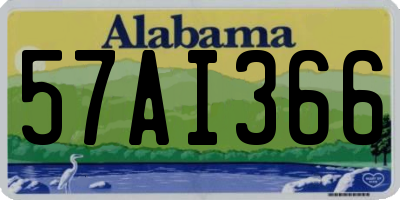 AL license plate 57AI366