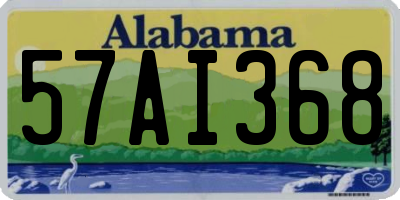 AL license plate 57AI368