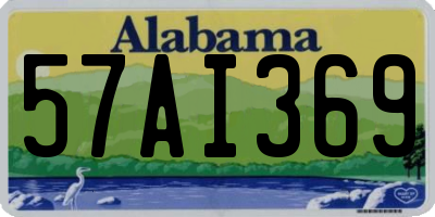 AL license plate 57AI369