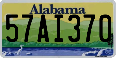 AL license plate 57AI370