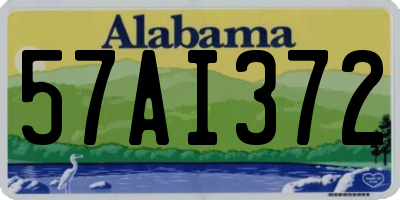 AL license plate 57AI372