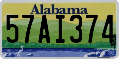 AL license plate 57AI374