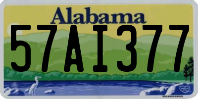 AL license plate 57AI377
