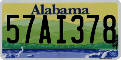 AL license plate 57AI378