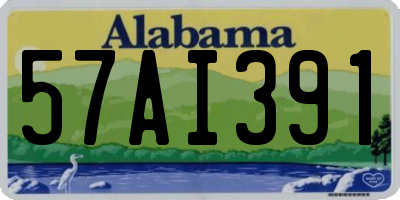 AL license plate 57AI391