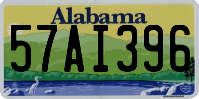 AL license plate 57AI396