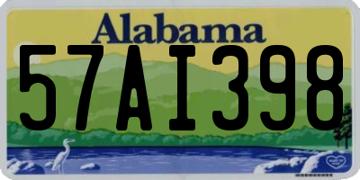 AL license plate 57AI398