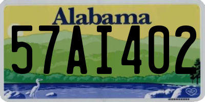 AL license plate 57AI402