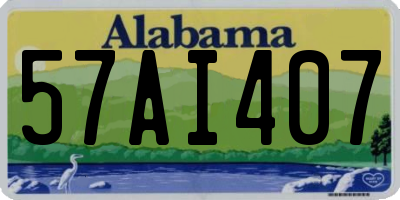 AL license plate 57AI407