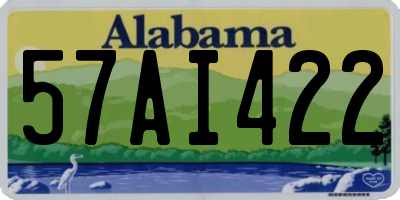AL license plate 57AI422