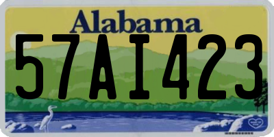 AL license plate 57AI423