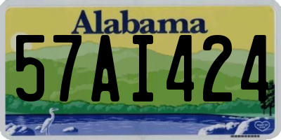 AL license plate 57AI424