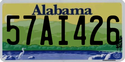 AL license plate 57AI426