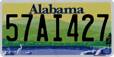 AL license plate 57AI427