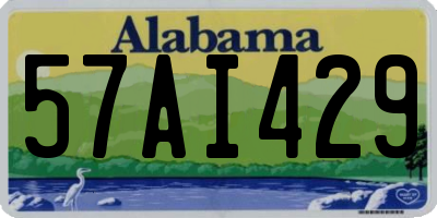AL license plate 57AI429