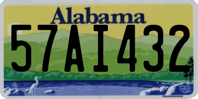 AL license plate 57AI432
