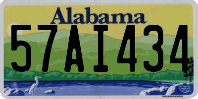 AL license plate 57AI434