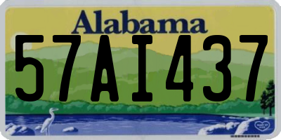 AL license plate 57AI437