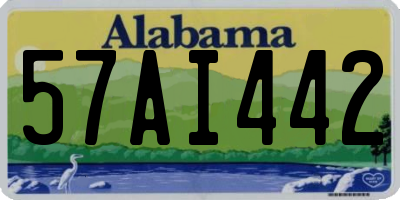 AL license plate 57AI442