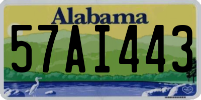 AL license plate 57AI443