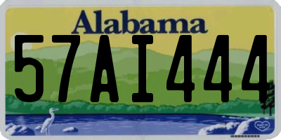 AL license plate 57AI444