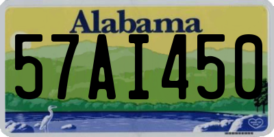 AL license plate 57AI450