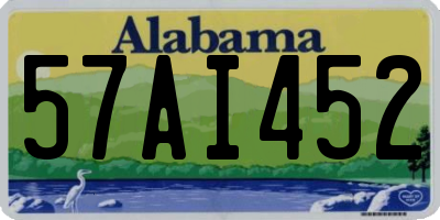AL license plate 57AI452