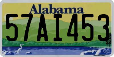 AL license plate 57AI453