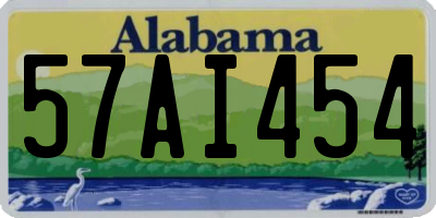 AL license plate 57AI454
