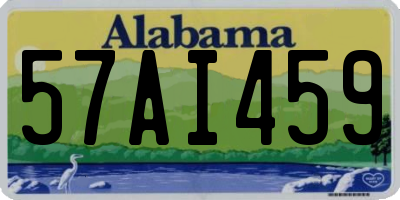 AL license plate 57AI459