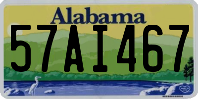 AL license plate 57AI467