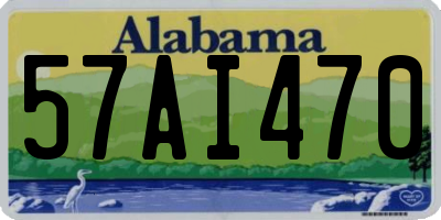 AL license plate 57AI470